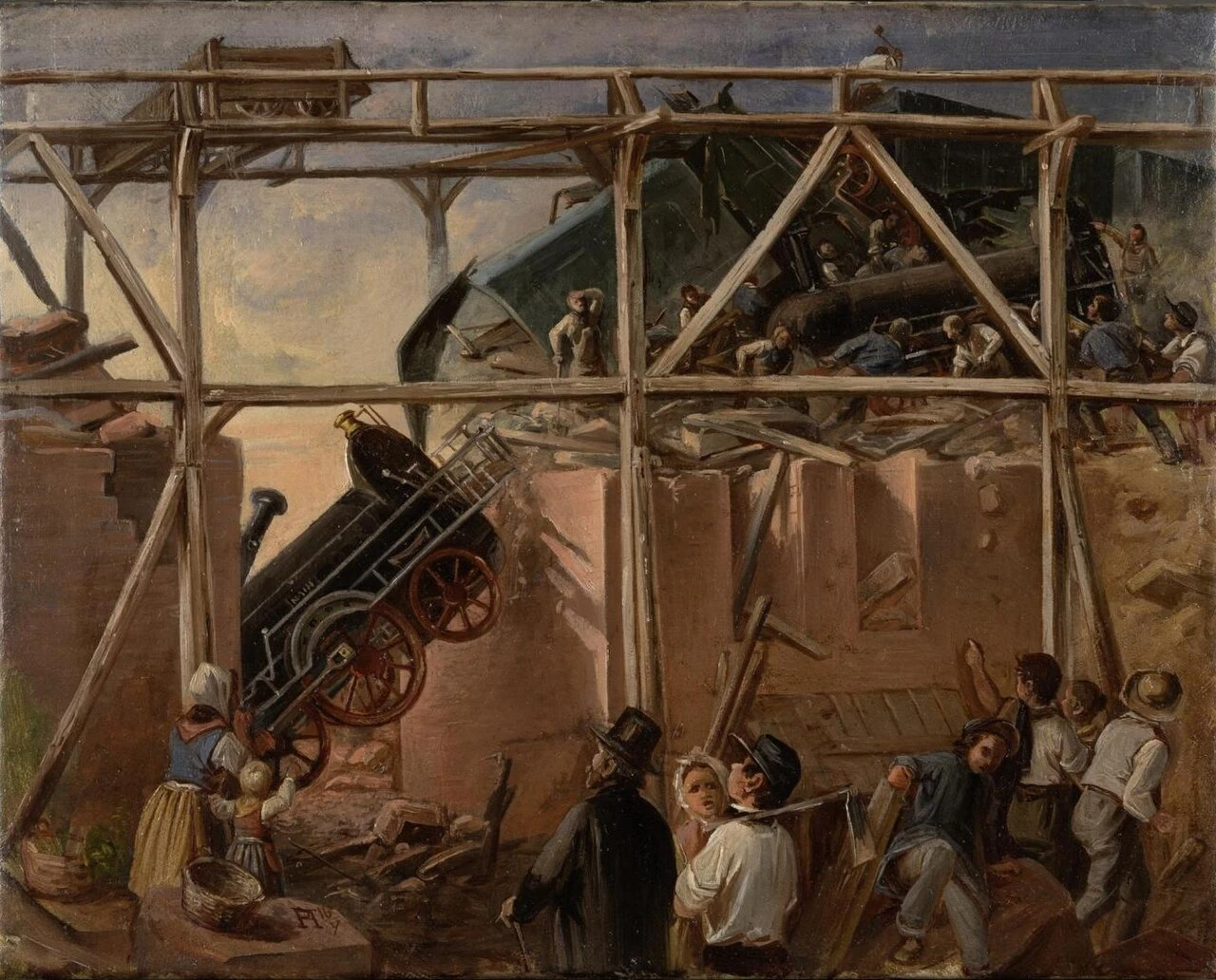 1818-Philipp Herrlich - Incidente ferroviario